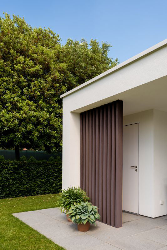 Pérgola WPC Exteriores 4 x 2" Acabado Cedro