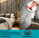 Cinta decorativa autoadhesiva color negro DE157