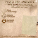 Panel decorativo WPC bambú color beige Lime Wash