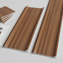 Detalle del panel lama WPC color Rose Wood