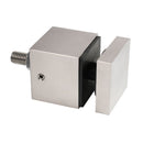 Botón cuadrado para baranda de vidrio de 50 × 50 × 45 mm