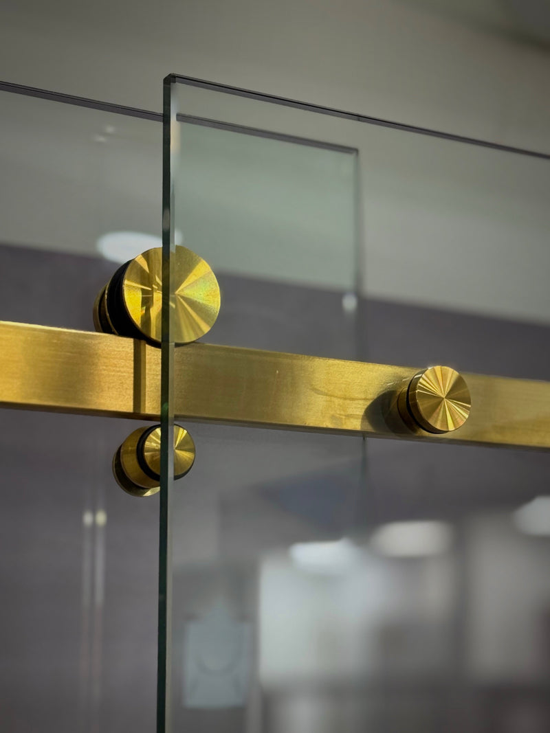 Kit De Herrajes Eolo Acero Inox Gold