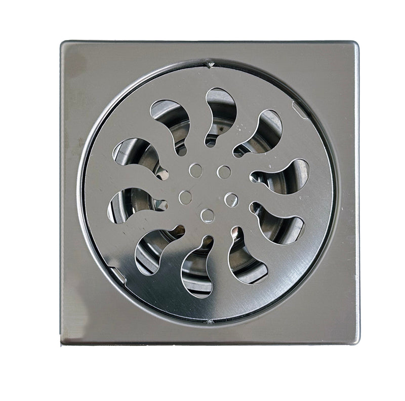 TAPA PARA DESAGUE ACERO INOX.