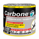 Alambre de Púas Galvanizado Clase I Calibre 16.5, 200 Varas