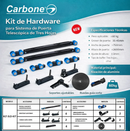Kit de hardware para sistema de puerta telescópica corredera de tres hojas hasta 60 kg