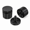 Botón separador color negro para barandas de vidrio NB48-BLACK