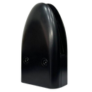 Soporte de acero inoxidable para barandas de vidrio - negro