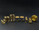 Kit De Herrajes Eolo Acero Inox Gold