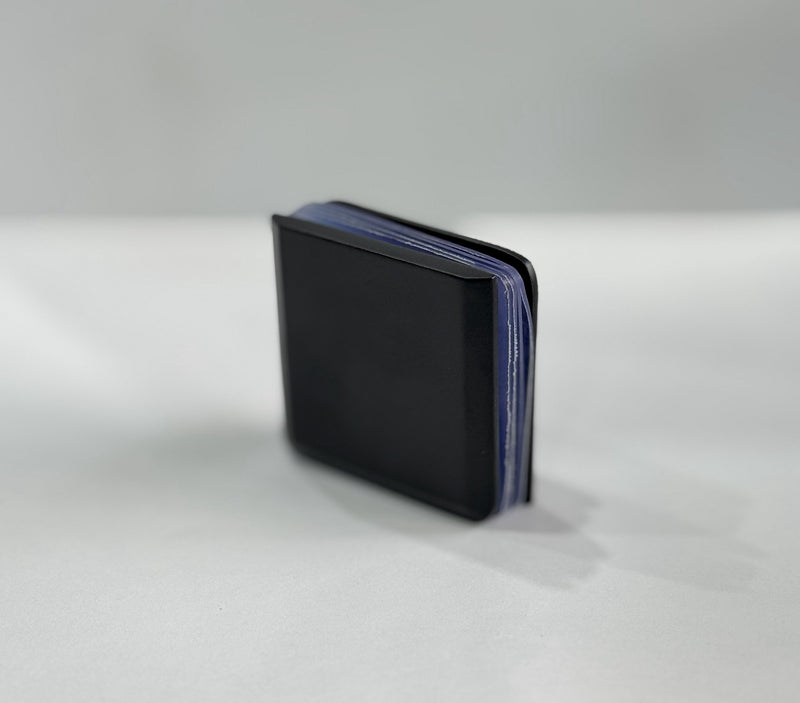 Clip sencillo vidrio a muro negro
