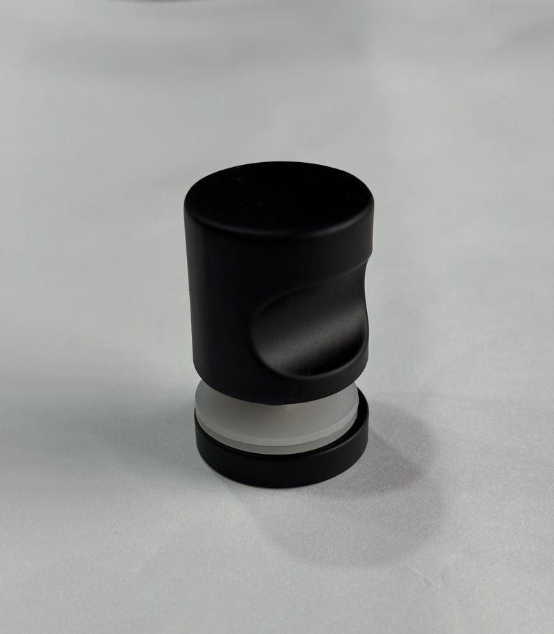 Botón sencillo negro