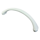 Tirador En Forma De C Con Tornillo Oculto Para Aluminio. Color Blanco