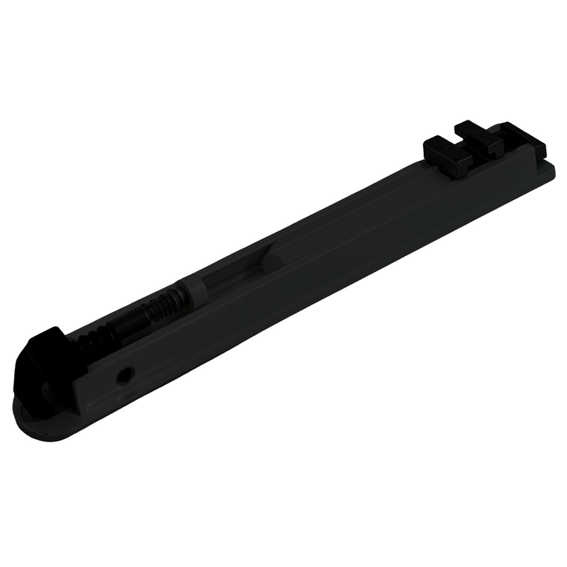 Cierre embutido sencillo S60 negro