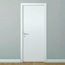 Puerta WPC 45mm madera interior Blanca
