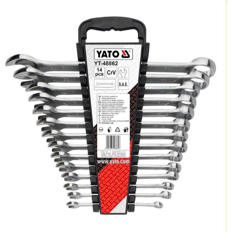 Juego de llaves de Corona 3/8" -1 1/4" 14 Pcs