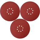 Disco Abrasivo Con Orificios con Velcro 225 mm Grano 60 a 180
