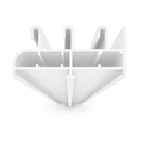 Marco Perimetral de 3 Carriles S 60 Blanco