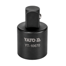 Adaptador para cubo de impacto YATO YT-10670, entrada 1/2 pulg y salida 3/8 pulg