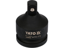 Adaptador para cubo de impacto YATO YT-11671, entrada 3/4 pulg y salida 1/2 pulg