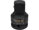 Adaptador para cubo de impacto YATO YT-1168, entrada 3/4 pulg y salida 1 pulg