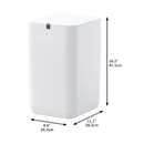 Basurero Inteligente con Autosellado y Cambiador de Bolsa Automático