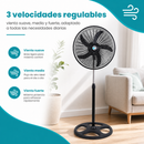 Abanico de pedestal AN85, vista frontal