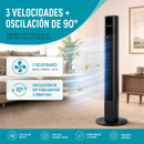 Abanico de torre ANK-F01 con control remoto