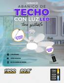 Abanico de Techo con Luz Led 20"