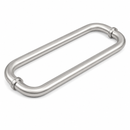 Tirador satinado de 25 x 305 mm para puerta de ducha