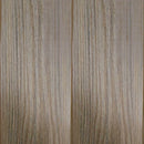 Detalle del acabado texturizado color teca dorada del panel WPC ASA