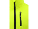 Chaqueta Polar Reflectante ORIOLUS YATO, Color Amarillo Fluorescente y Negro, Tallas S a XL