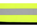 Chaqueta Polar Reflectante ORIOLUS YATO, Color Amarillo Fluorescente y Negro, Tallas S a XL