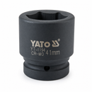 Cubo de impacto hexagonal de 1 pulg YATO en medida 41 mm