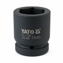Cubo de impacto hexagonal de 1 pulg YATO en medida 35 mm