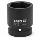 Cubo de impacto hexagonal de 1 pulg YATO en medida 33 mm