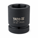 Cubo de impacto hexagonal de 1 pulg YATO en medida 34 mm