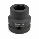 Cubo de impacto hexagonal de 1 pulg YATO en medida 25 mm