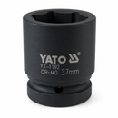 Cubo de impacto hexagonal de 1 pulg YATO en medida 37 mm