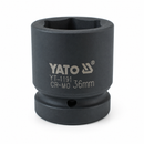 Cubo de impacto hexagonal de 1 pulg YATO en medida 36 mm