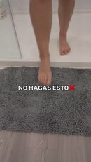 Alfombra De Baño De Diatomeas Super Absorbente Antideslizante. Tapete Baño De Secado Rápido. Color Gris 60X39cm
