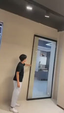 Puertas Corredizas Fantasma Ghost Para Marcos Aluminio Vidrio De 1 Hoja