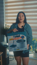 Trapeador Spin Mop Aqua Pure Giratorio Con Tina Separadora De Agua Limpia Y Sucia De 3 Lts