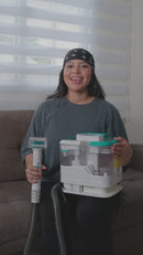 Aspiradora De Agua A Vapor Para Limpieza Profunda De Muebles, Alfombras Y Tapicería. Portátil, 1650 W, 120 V, 60 Hz, 2 L, Aspiración 13 Kpa. Spot Cleaner Quitamanchas.