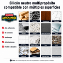 Compatibilidad del silicón neutro multipropósito CARBONE con múltiples superficies