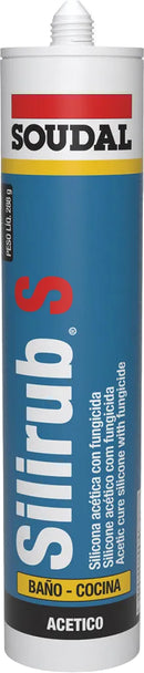 Soudal Silirub +2 Bronce Silicon Neutro (Altisima Calidad)  300Ml.