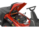 Tractor cortacésped de gasolina YATO YT-85550 compartimiento del motor abierto