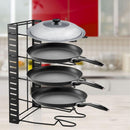 Organizador Vertical Ajustable para Ollas y Sartenes de 5 Niveles