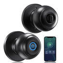 Cerradura Inteligente de Perilla 4 en 1 con Huella, Bluetooth, App Tuya y Llave