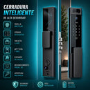 Cerradura Inteligente 7 en 1 con Reconocimiento Facial 3D de 417 × 73 mm