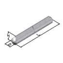 Bisagras para soldar con semi-aleta