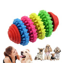 Juguete Para Perro Masticable Y Resistente De Caucho. Forma De Engranaje. Colores Surtidos.